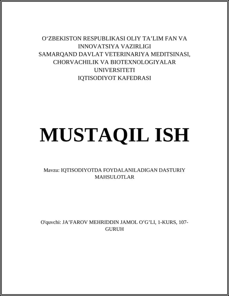 Excel moliyaviy rejalashtirish va byudjetlash