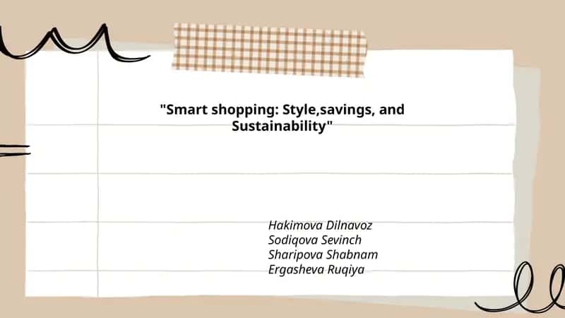 Smart Shopping