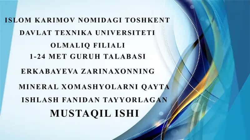 Gravitatsion boyitish - Shyuzlar , konsentratsion stollar va markazdan qochma konsentratorlar