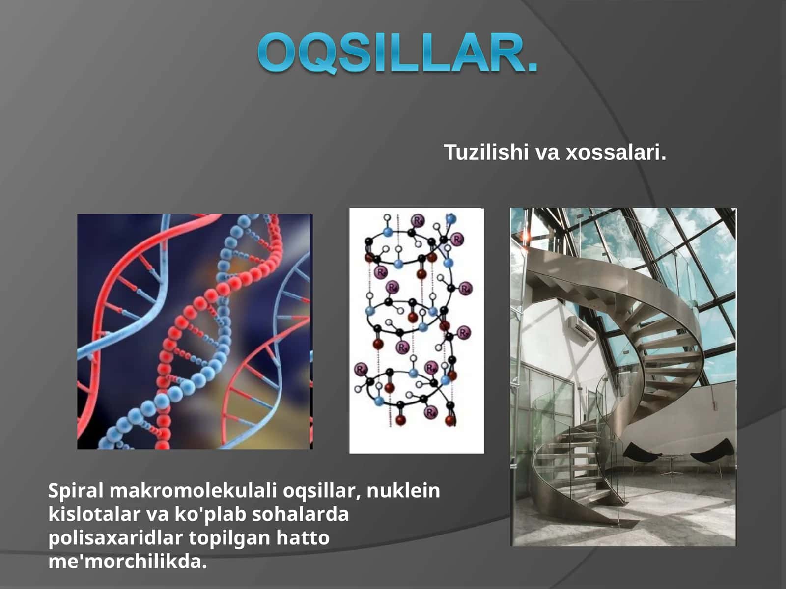 Tuzilishi va xossalari