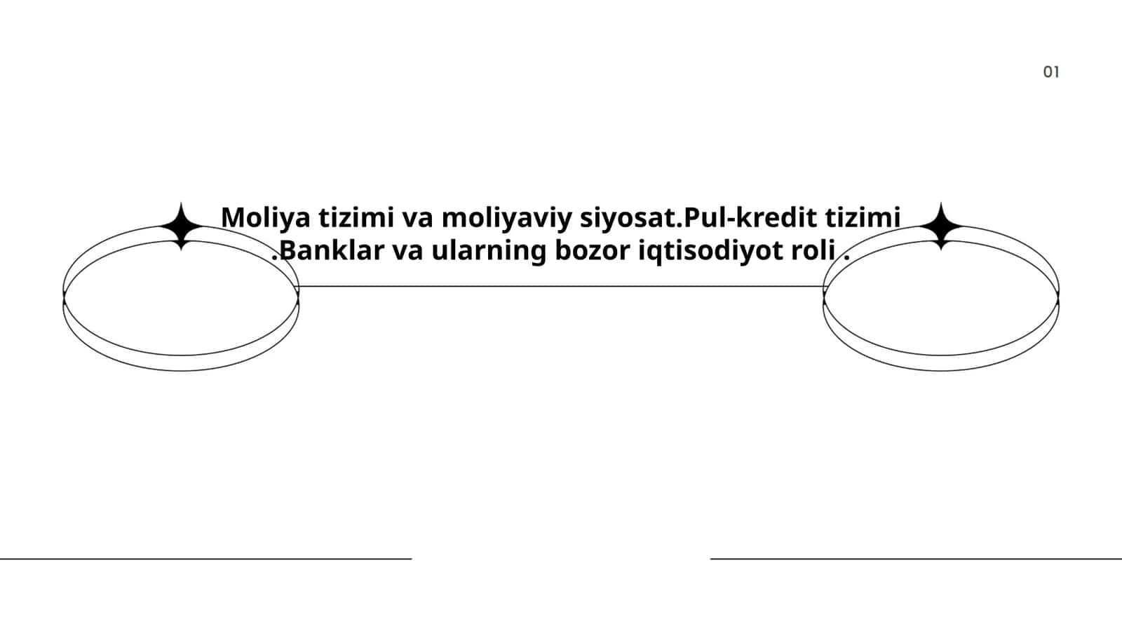 Moliya tizimi va moliyaviy siyosat