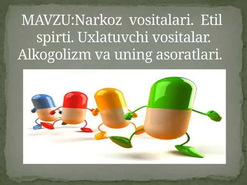 Narkoz vositalari