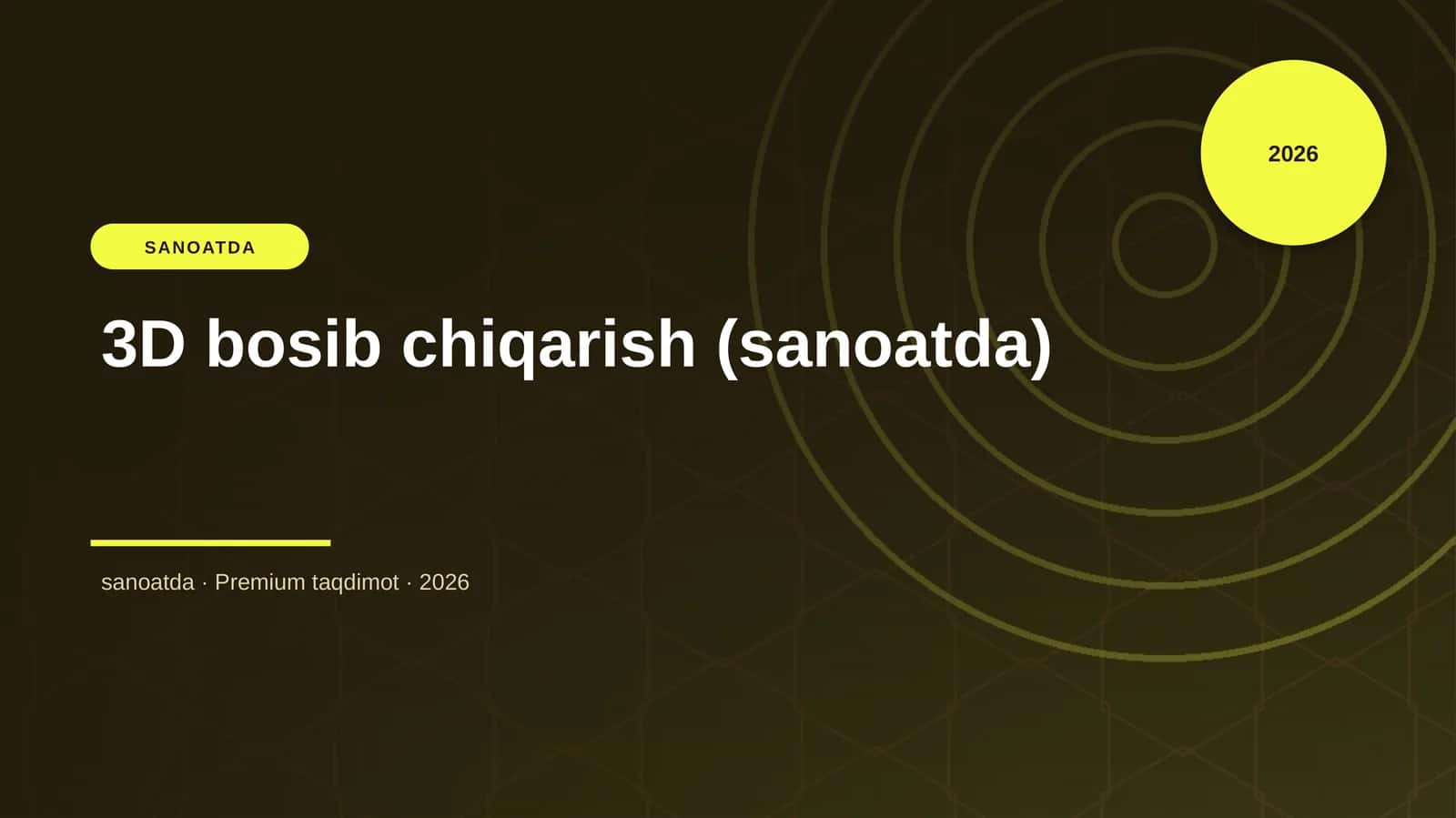 3D bosib chiqarish (sanoatda)