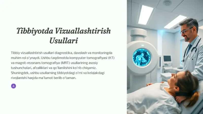 Tibbiyotda Vizuallashtirish Usullari