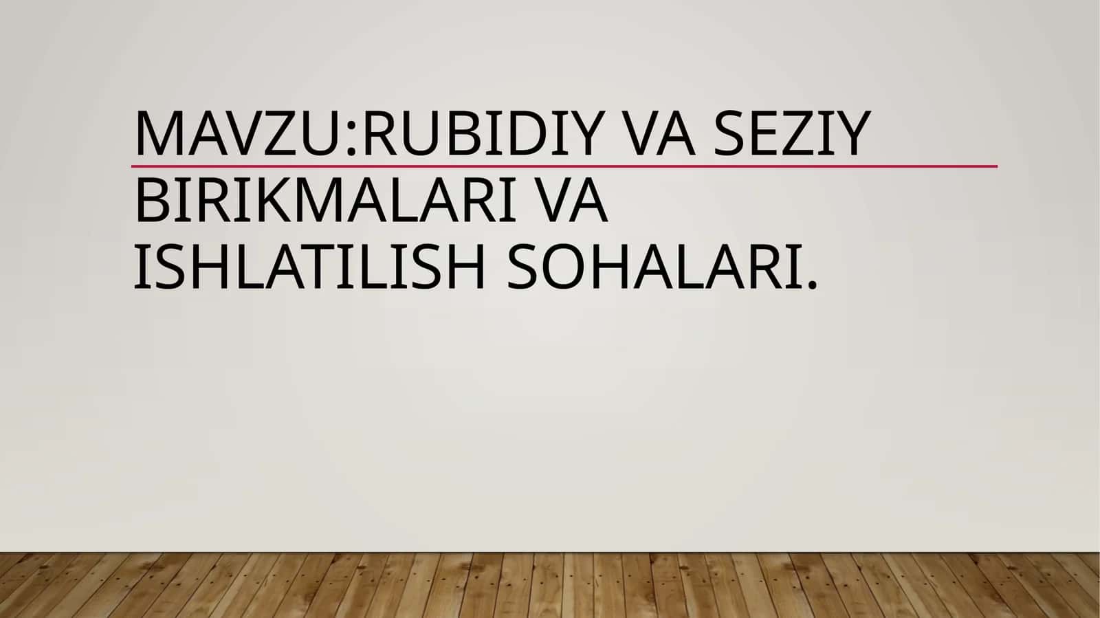 Rubidiy