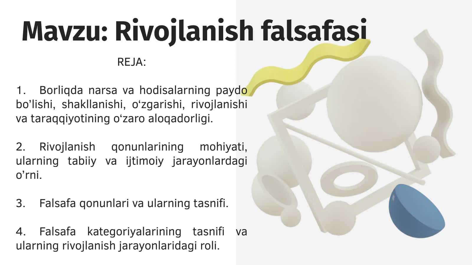 Rivojlanish falsafasi