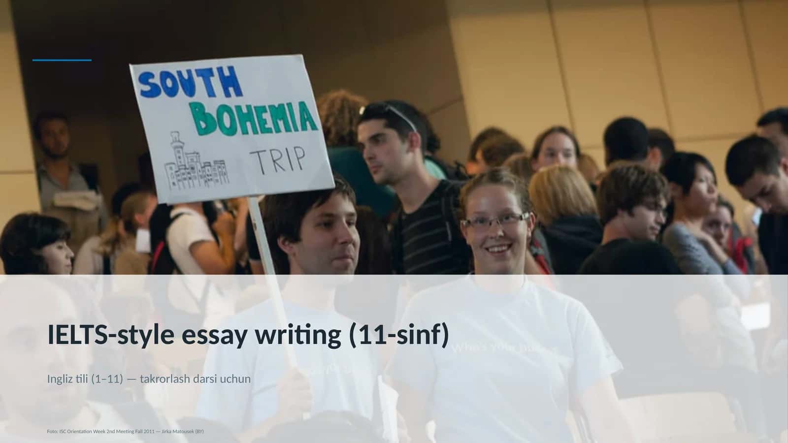 IELTS-style essay writing (11-sinf)