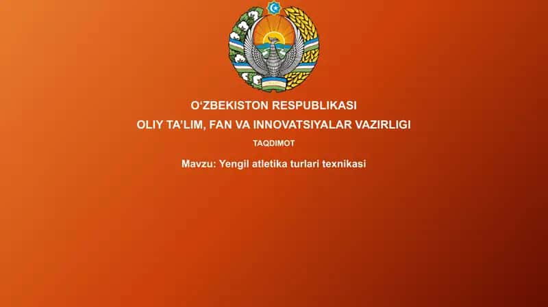 Yengilatletika turlari texnikasi