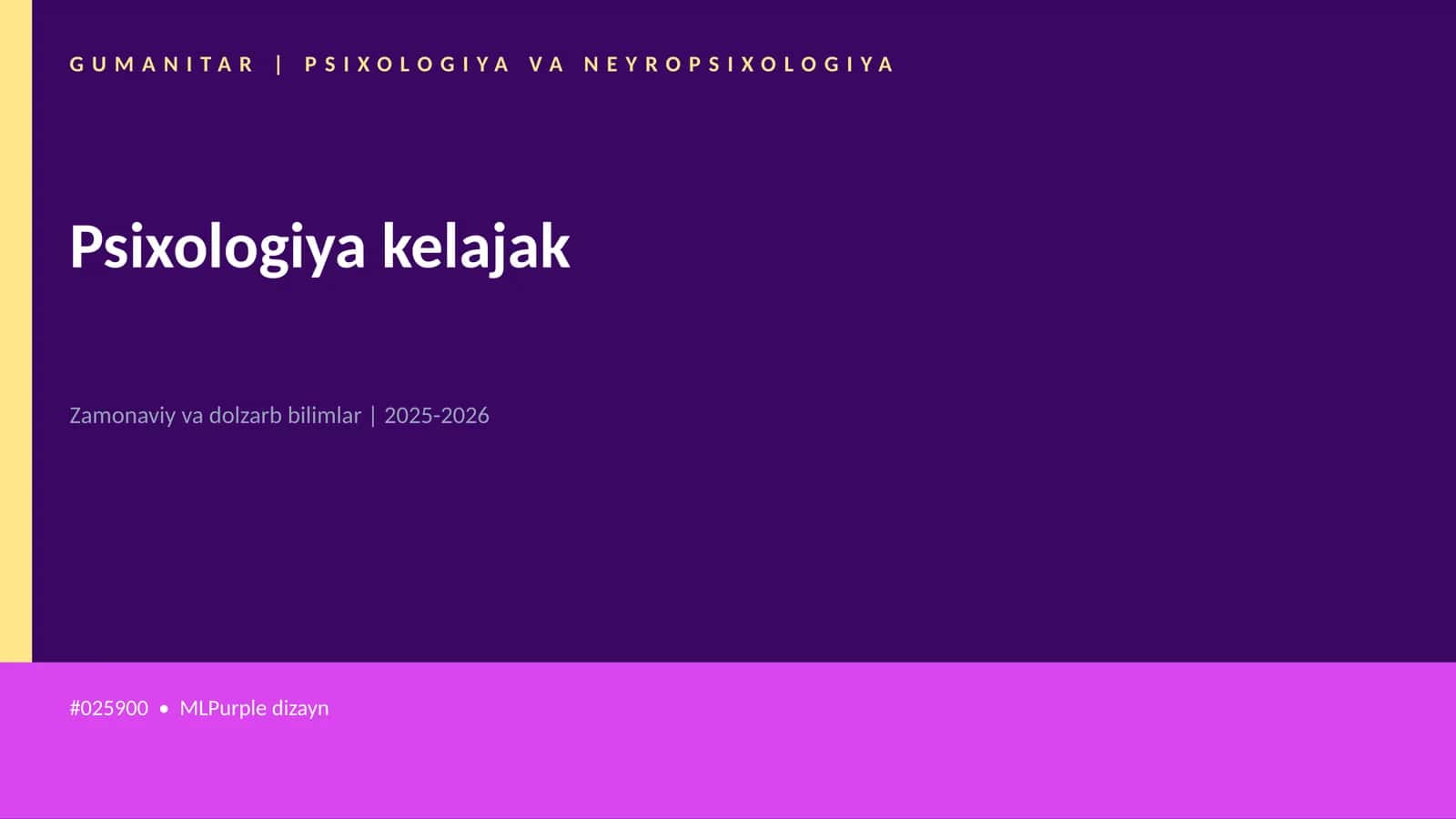 Psixologiya kelajak