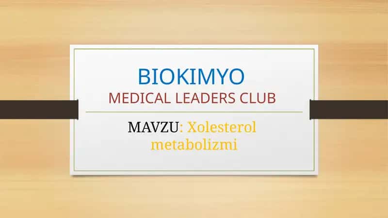 BIOKIMYOMEDICAL LEADERS CLUB