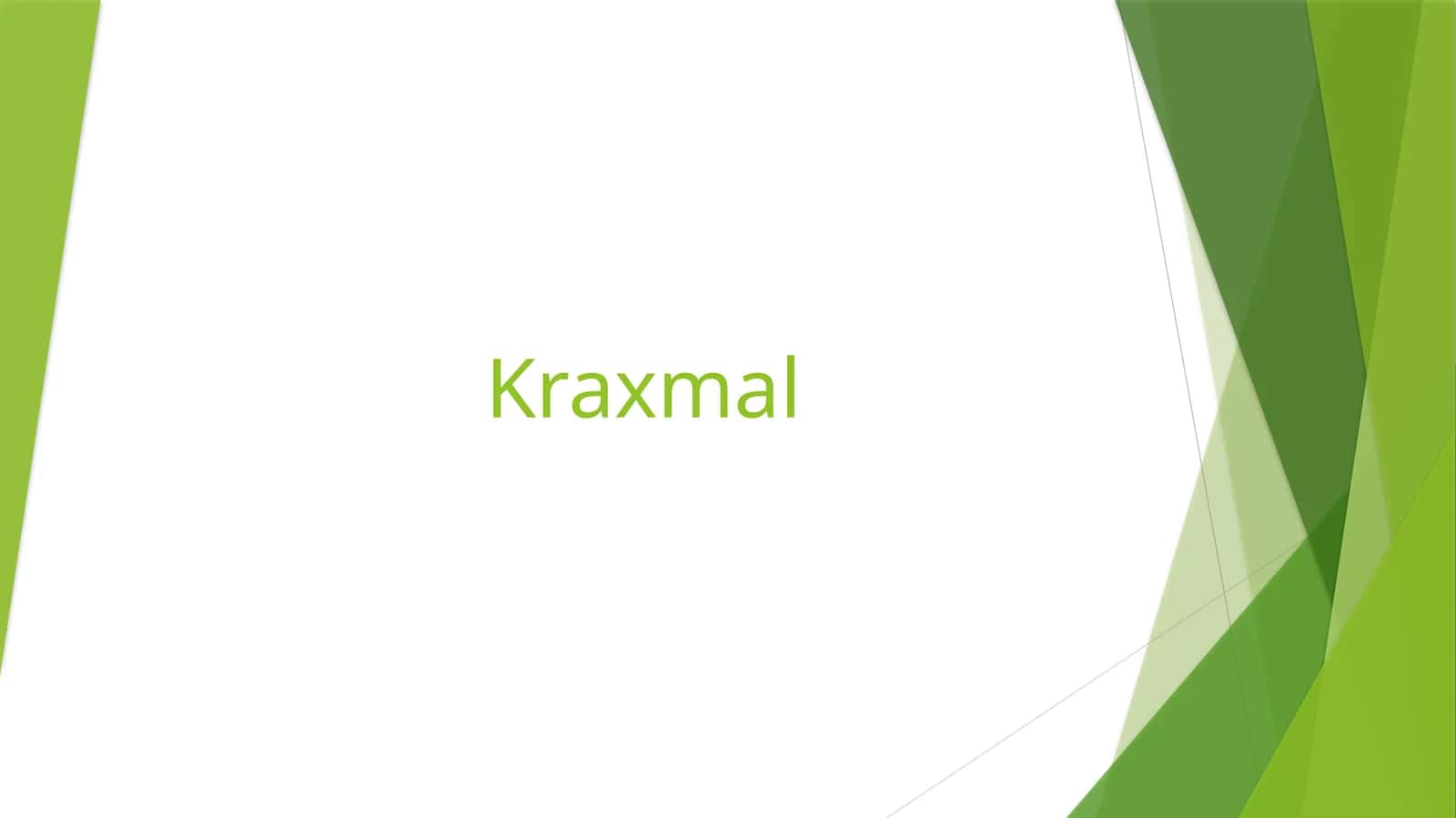 Kraxmal