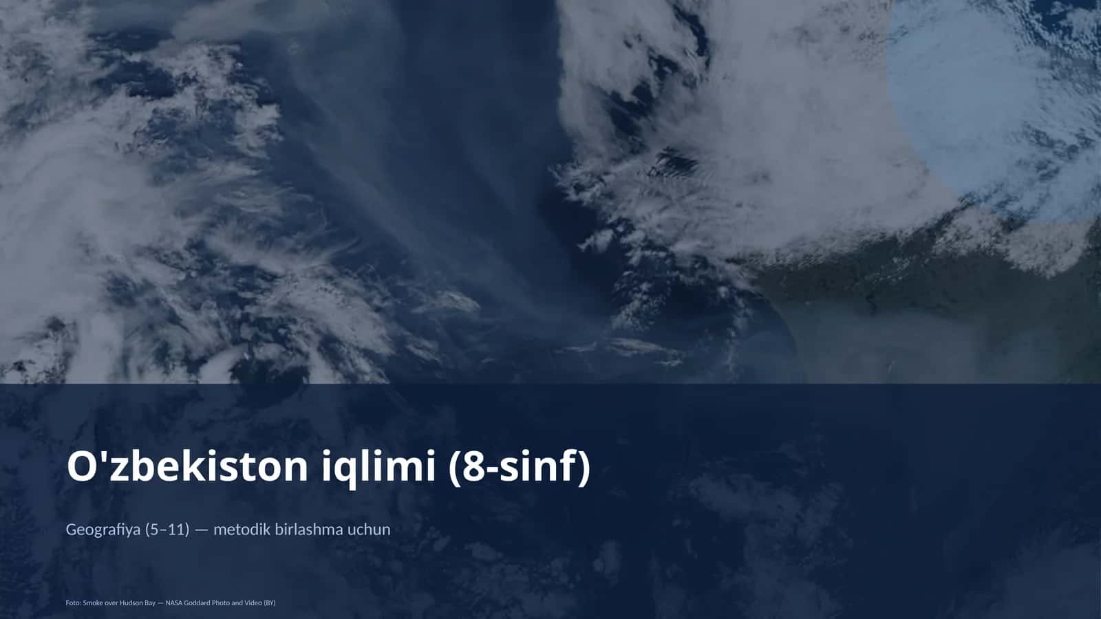 O'zbekiston iqlimi (8-sinf)