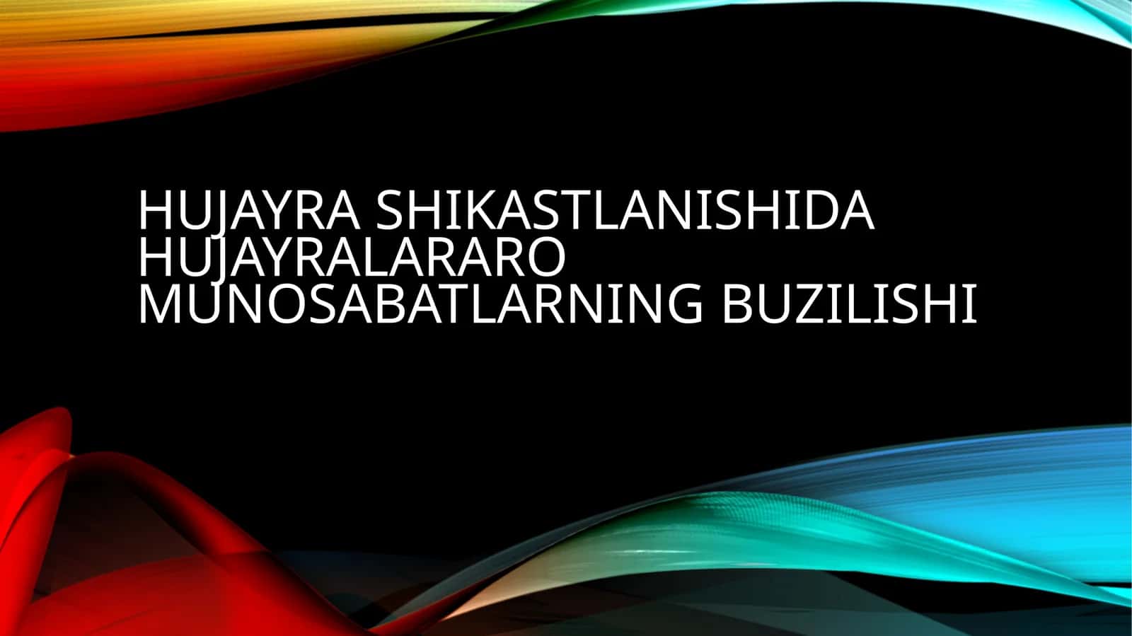 hujayra shikastlanishida hujayralar aro moddalarning oʻzgarishi
