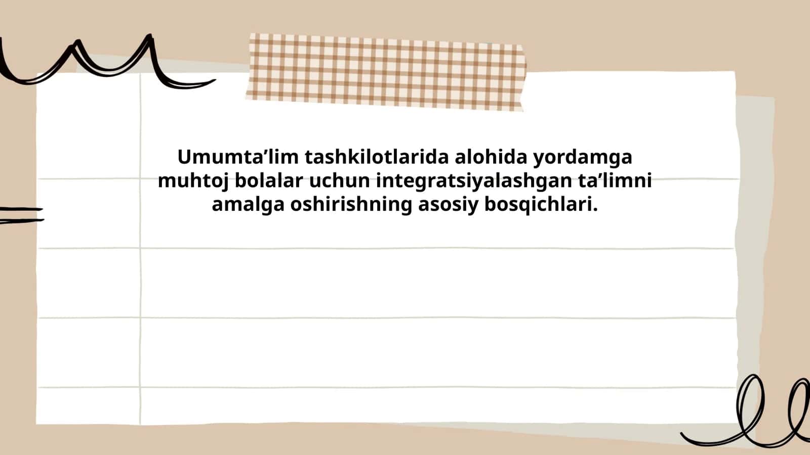 Integratsiyalashgan ta'lim