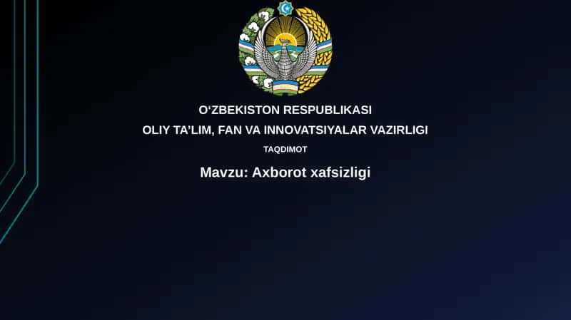 Axborotxafsizligi
