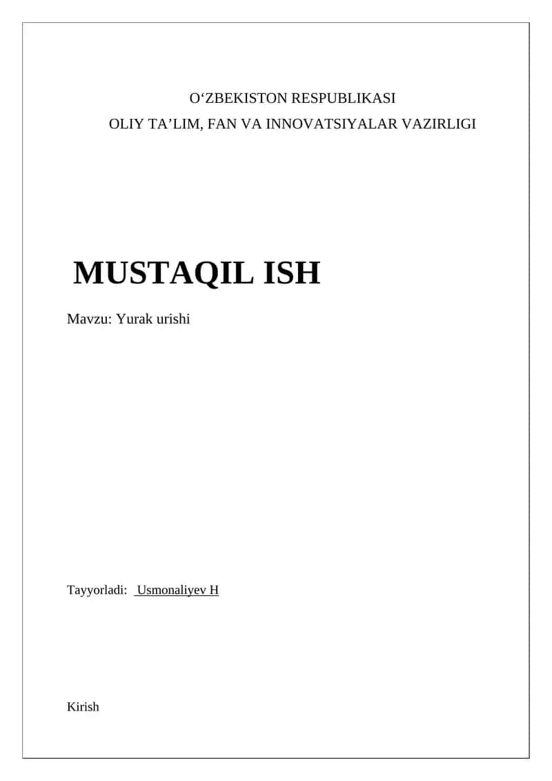 Yurak urishi