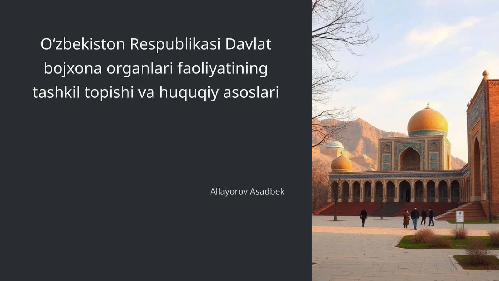 Davlat bojxona organlarining tarixi va rivojlanishi