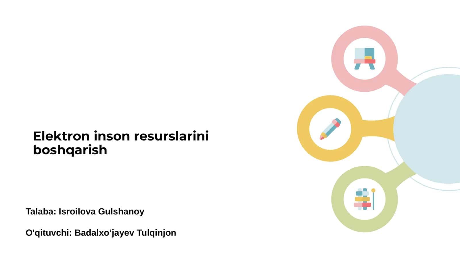Elektron inson resurslarini boshqarish