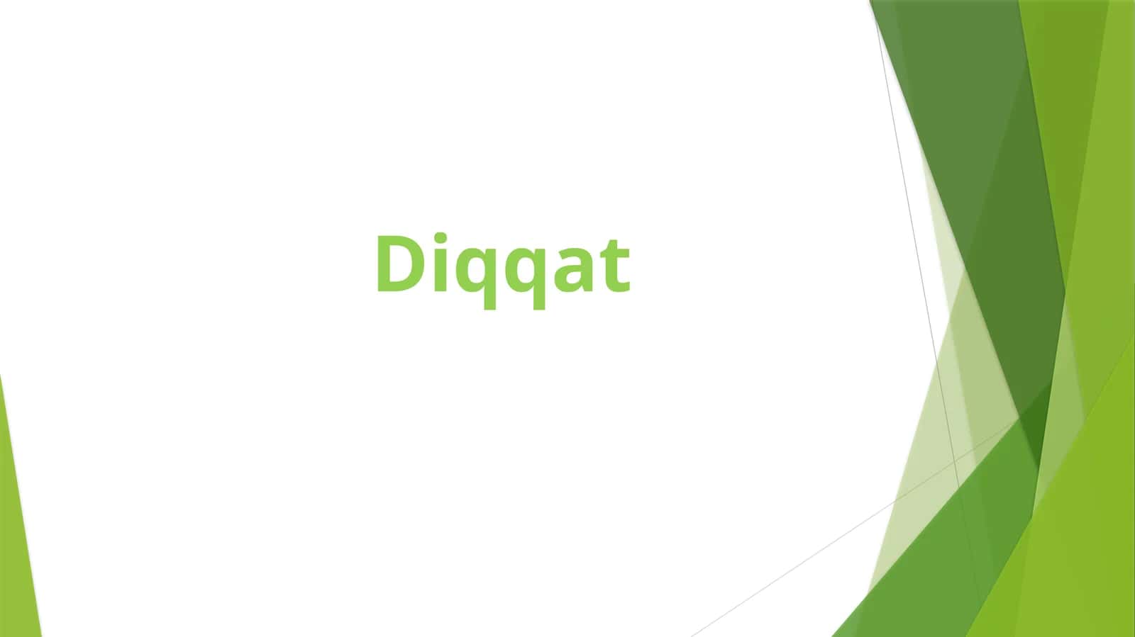 Diqqat