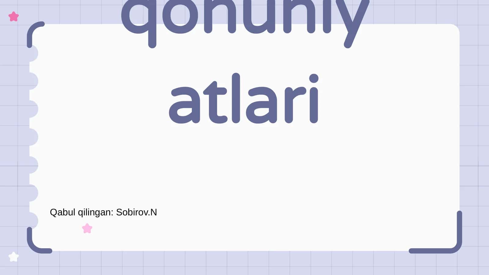 Islom moliyasini mohiyati va asosiy qonuniyatlari