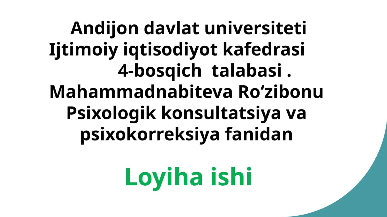 Psixologik konsultatsiya