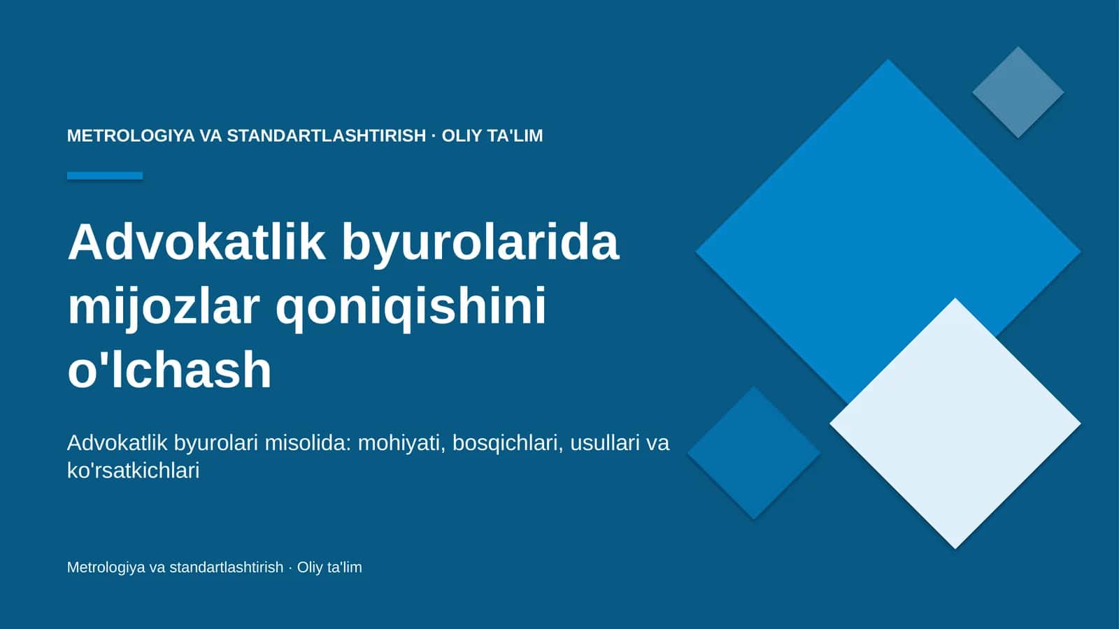 advokatlik byurolarida mijozlar qoniqishini o'lchash 6637