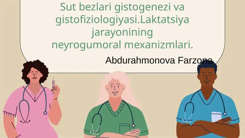 Sut bezlari gistogenezi va gistofiziologiyasi