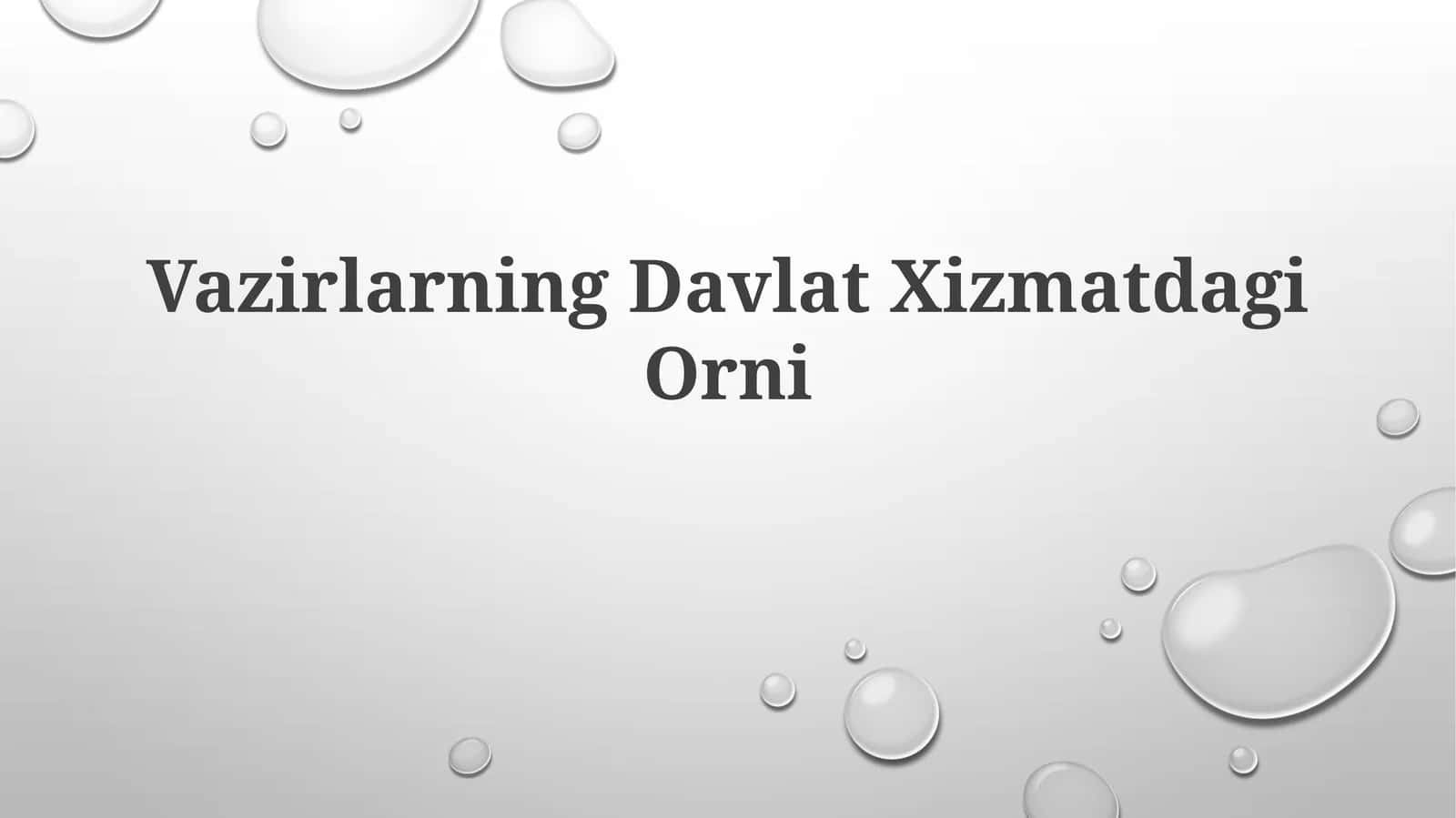 Davlat xizmati
