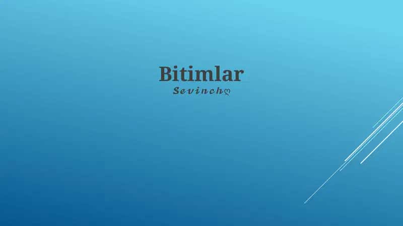 Bitimlar
