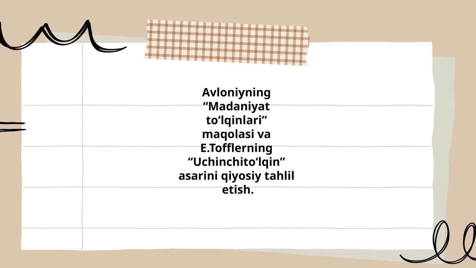 Madaniyat o'zgarishlari va Uchinchito‘lqin nazariyasi
