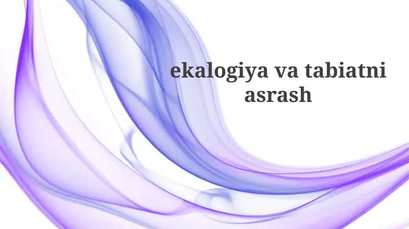 Ekologik muvozanatga tahdidlar