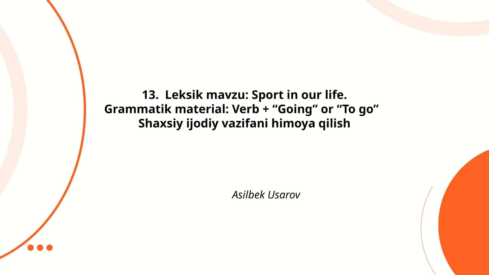 Sport in our life