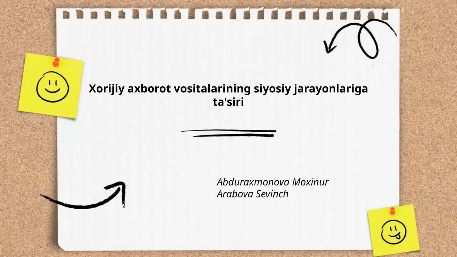 Xorijiy axborot vositalarining siyosiy jarayonlariga ta'siri