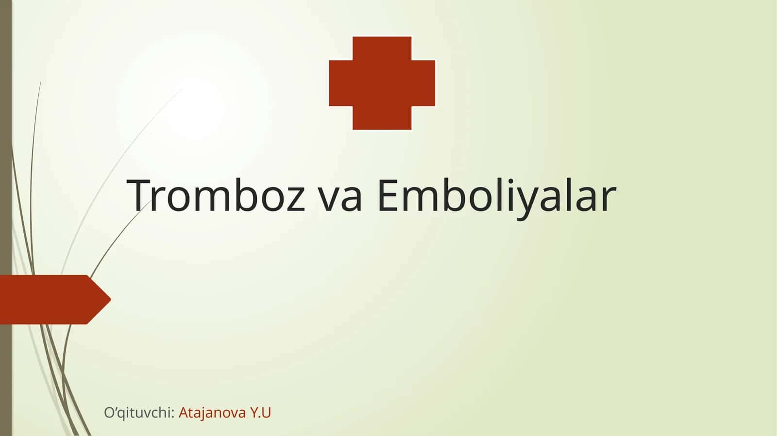 TrombozvaEmboliyalar