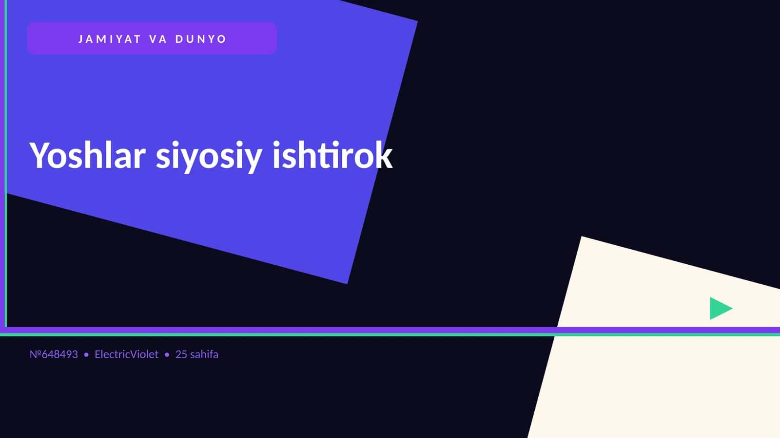 Yoshlar siyosiy ishtirok