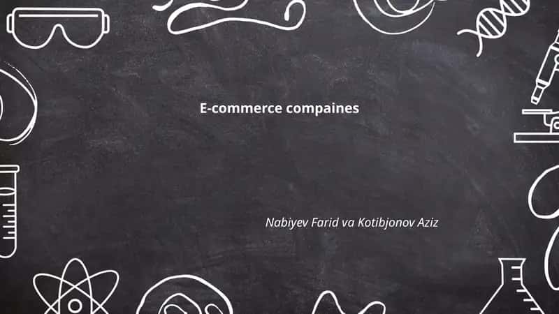 Major e-commerce Company Business Models