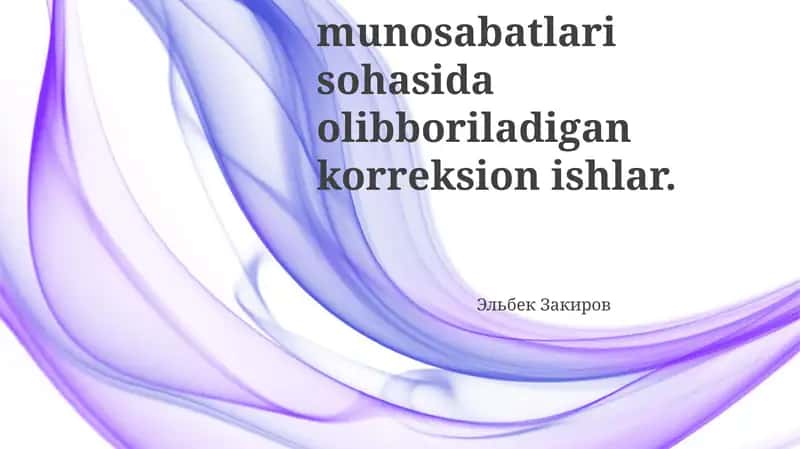 Ota-ona va bola munosabatlari sohasida korreksion ishlar
