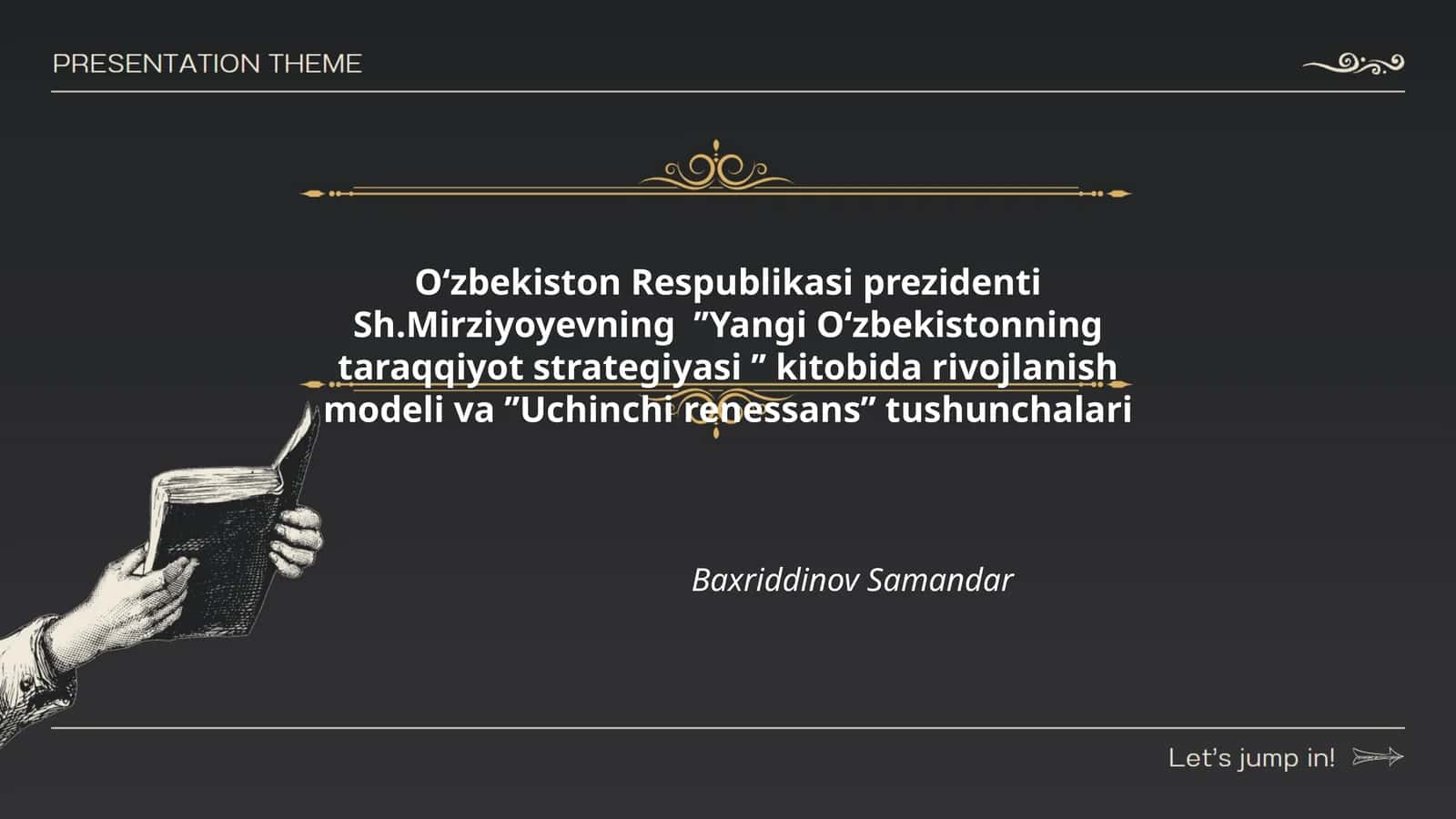 Yangi Oʻzbekistonning Taraqqiyot Strategiyasi