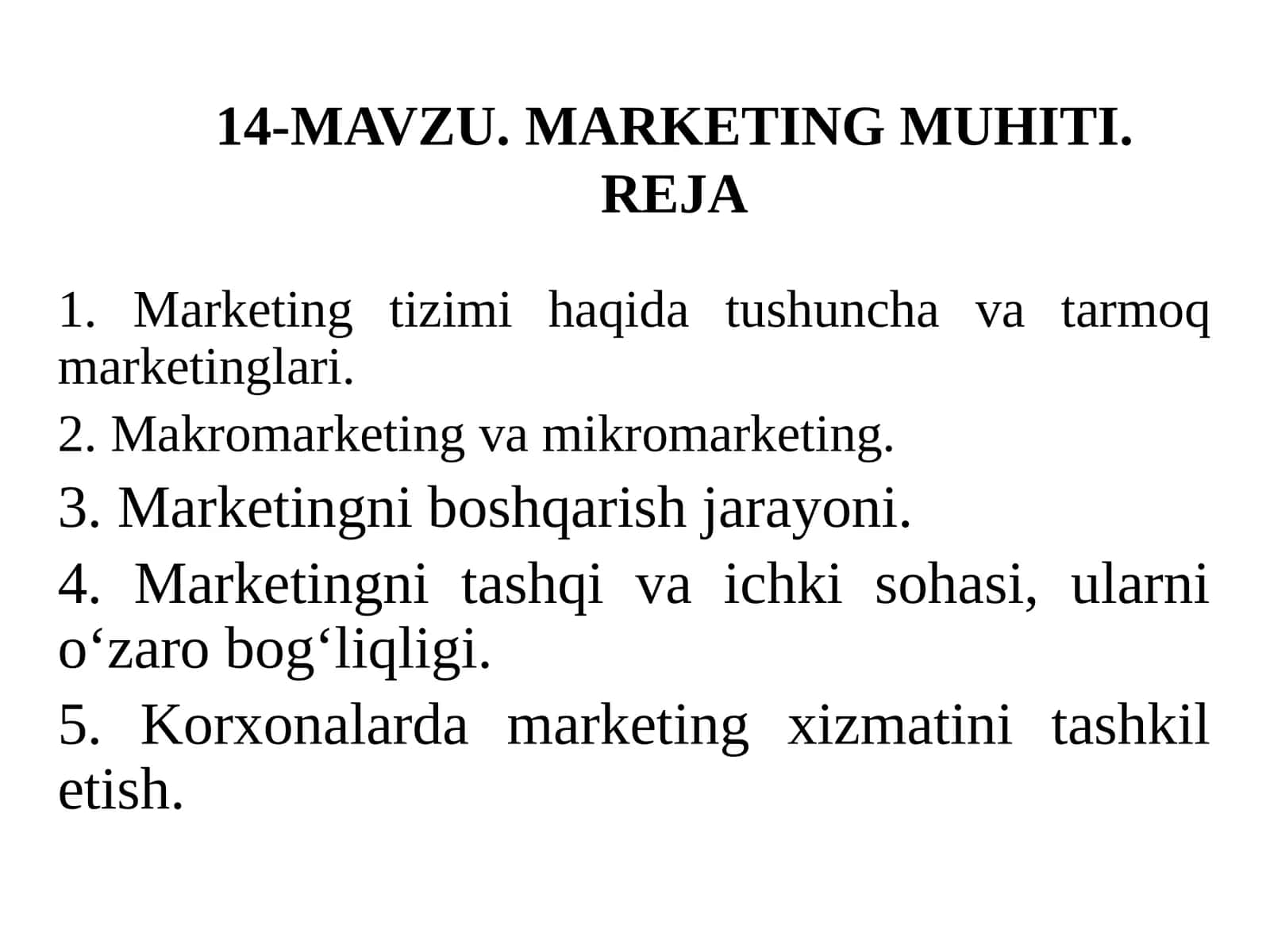 MARKETING MUHITI