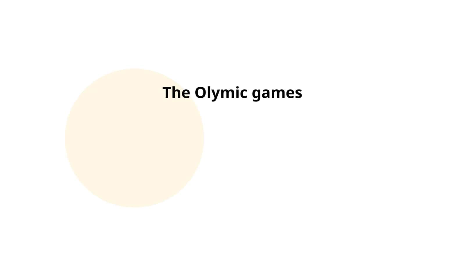 Olimpiya o'yinlari Tarixi