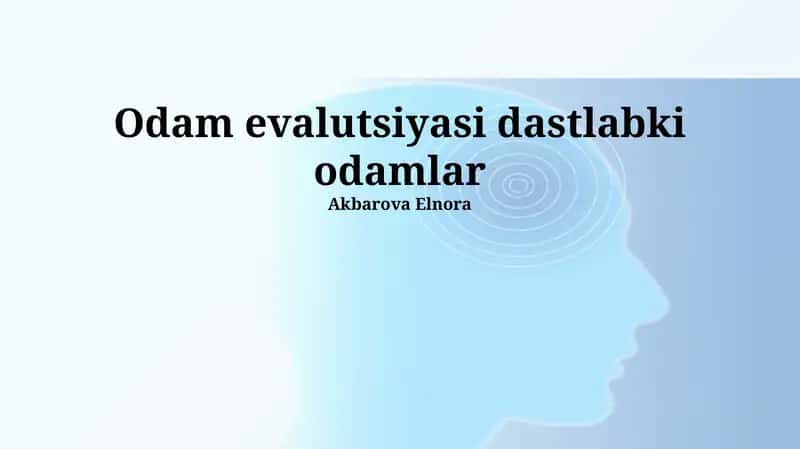 San'at va madaniyatning boshlanishi