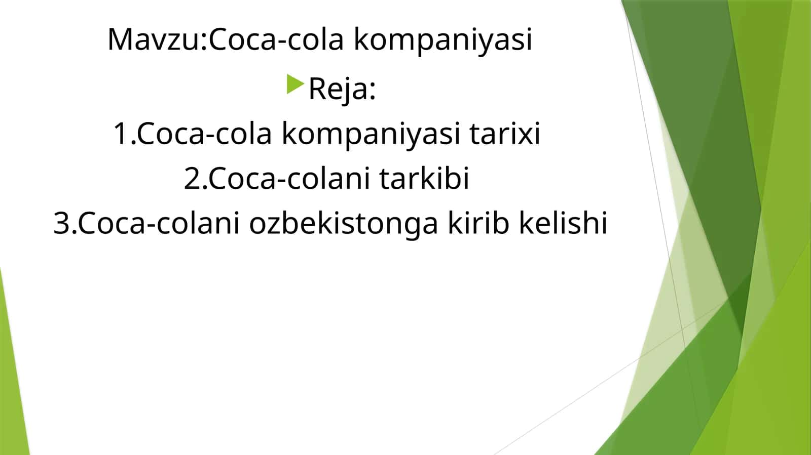 Coca-cola kompaniyasi