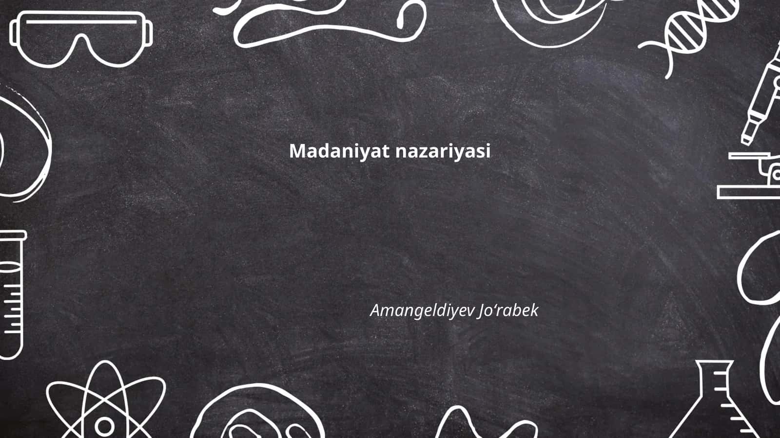Madaniyat nazariyasi