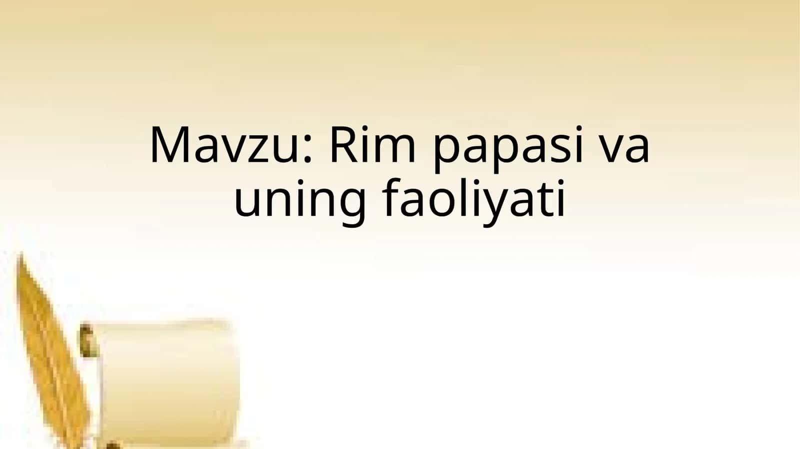 Rimpapasivauning faoliyati