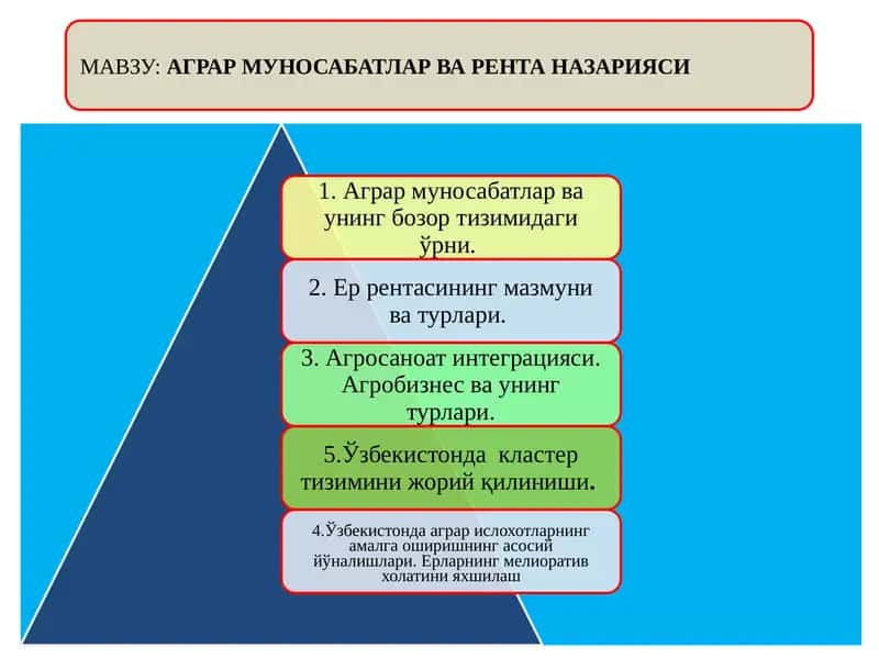 ЕР РЕНТАСИГА ТУРЛИ ХИЛ НАЗАРИЙ ЁНДОШУВЛАР