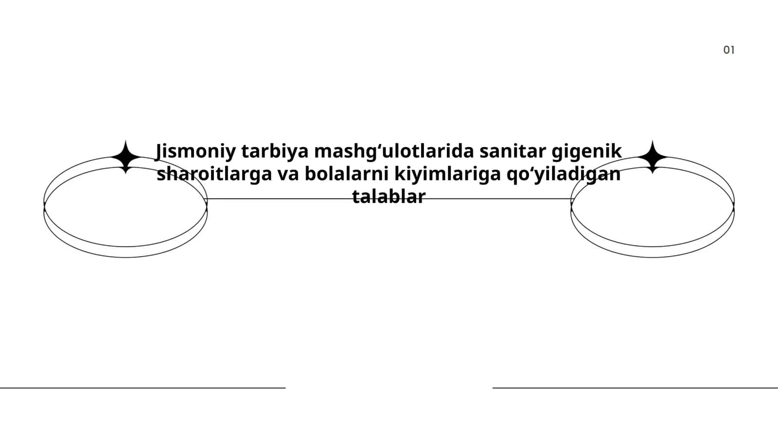 Jismoniy tarbiya mashgʻulotlarida sanitar gigenik sharoitlarga va bolalarni kiyimlariga qoʻyiladigan talablar