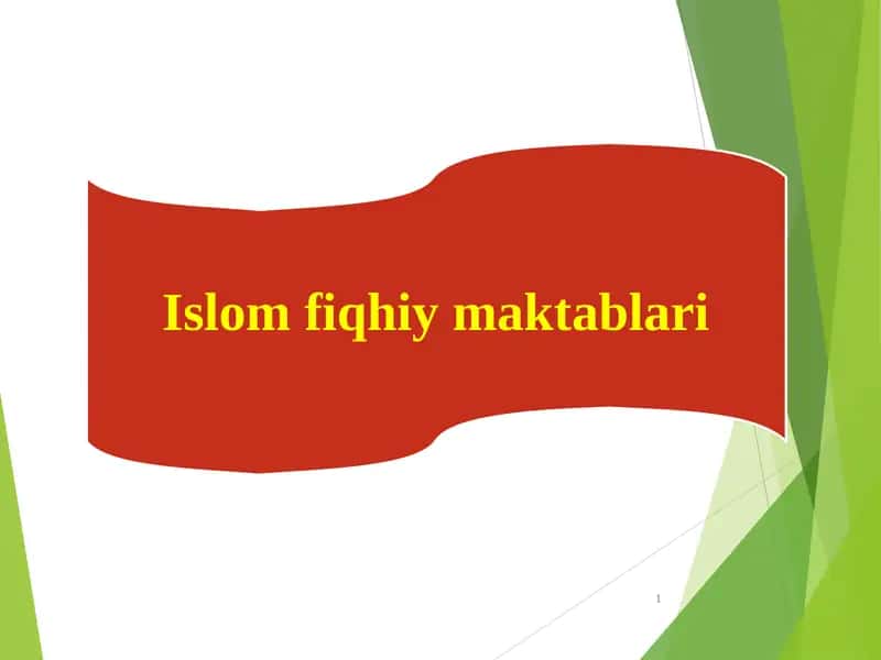 Islom fiqhiy maktablari