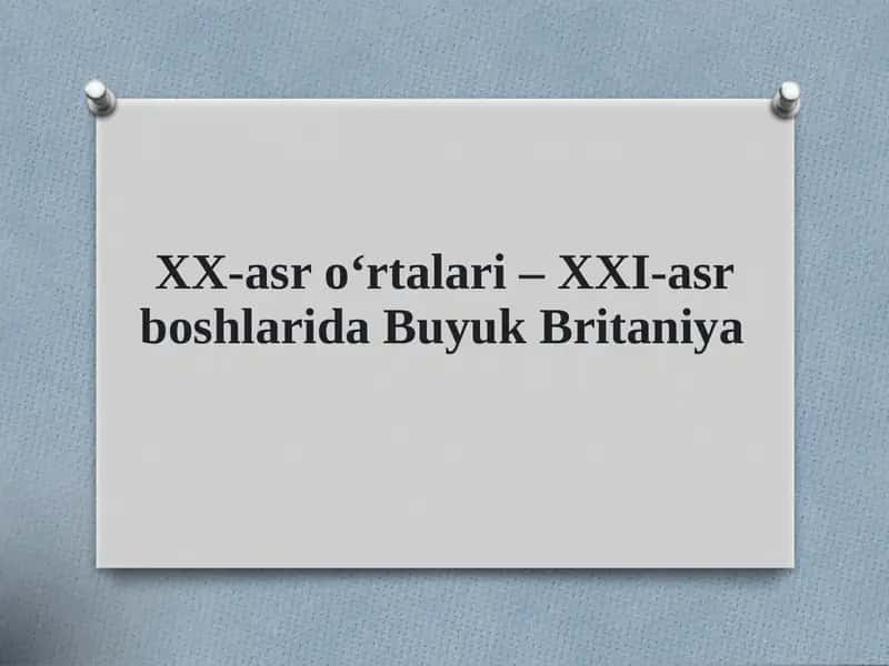 Leyboristlar hokimiyatda 1945-1951-yillar – Siyosiy mayatnik