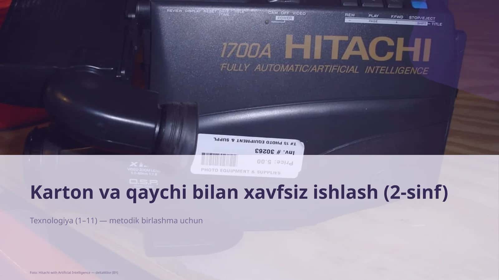Karton va qaychi bilan xavfsiz ishlash (2-sinf)