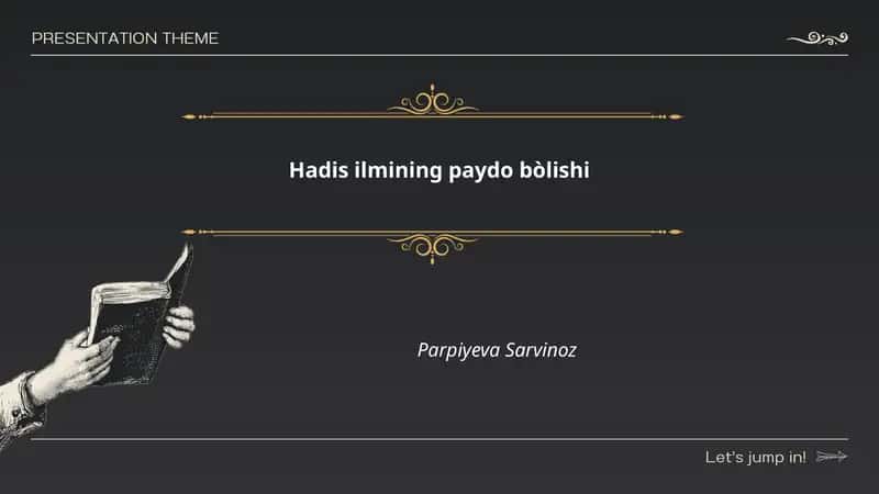 Hadis ilmining paydo bòlishi